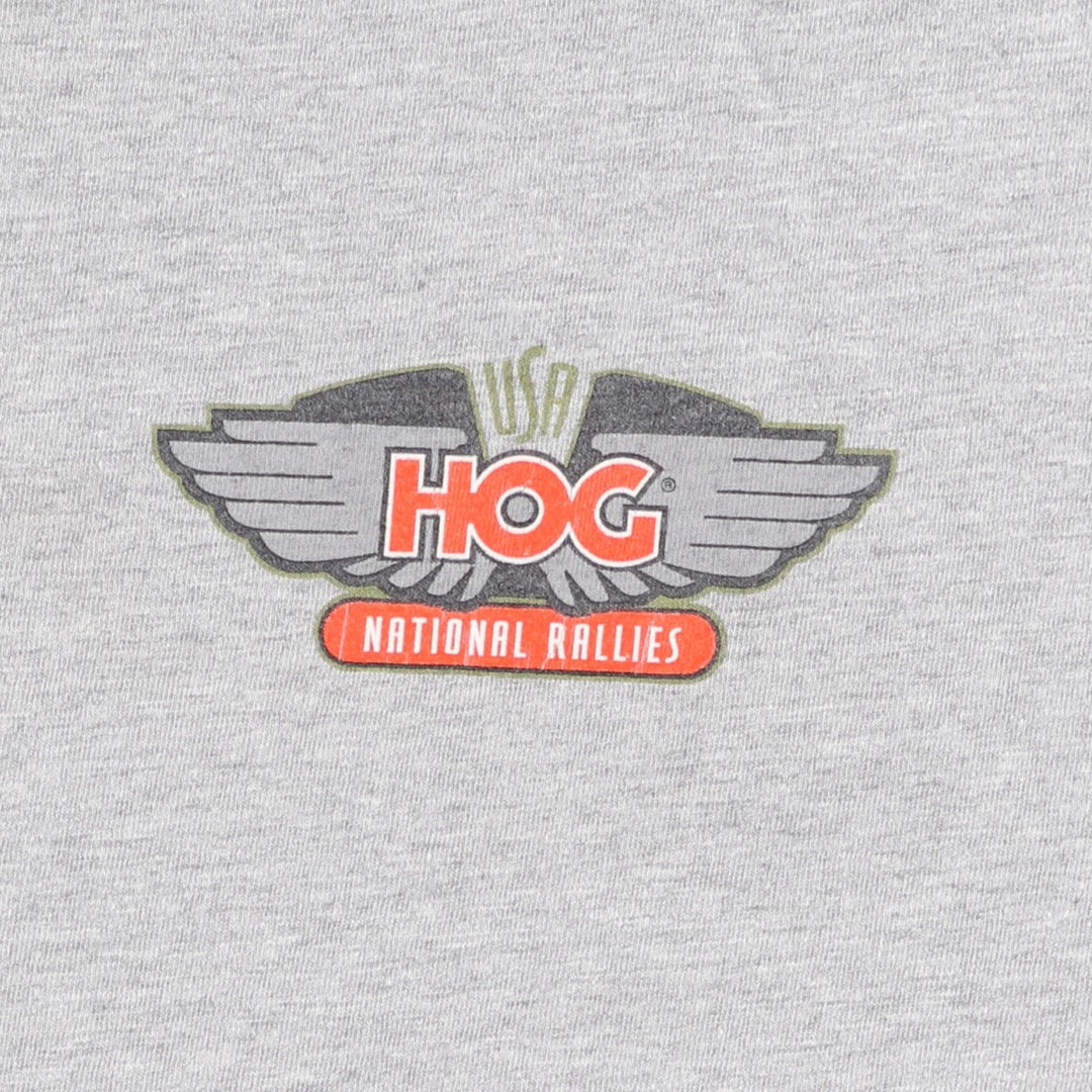 Harley-Davidson Motorcycle Bike T-shirt Made in USA Men's XL cotton gray type Vintage Second Hand