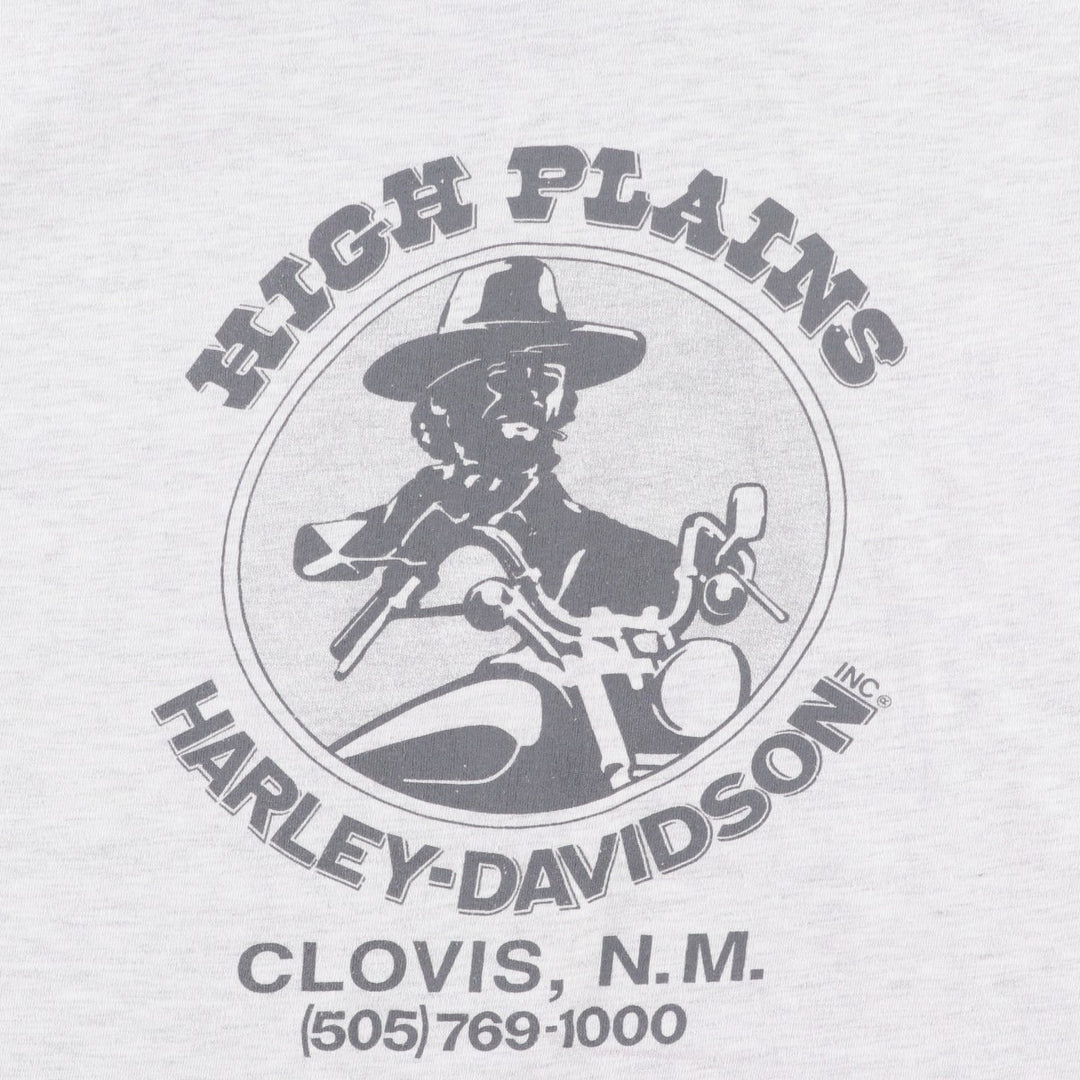 90'S Harley-Davidson Motorcycle Bike T-shirt Made in USA Men's XL Vintage cotton gray type Vintage Second Hand