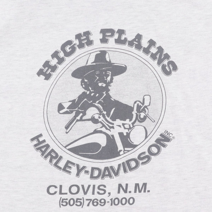 90'S Harley-Davidson Motorcycle Bike T-shirt Made in USA Men's XL Vintage cotton gray type Vintage Second Hand