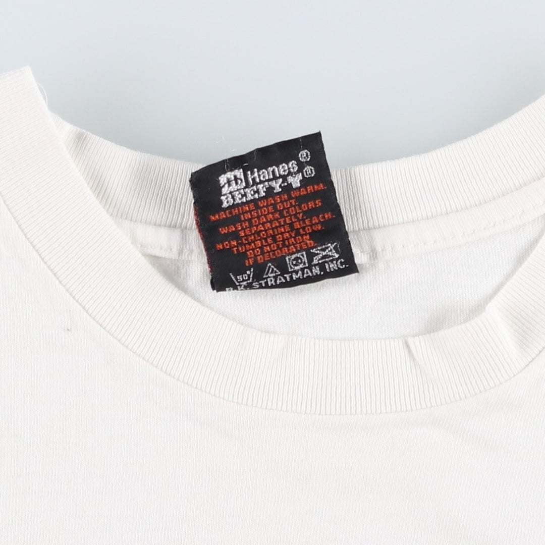 90'S Harley-Davidson Motorcycle Bike T-shirt Made in USA Men's L Vintage cotton white type Vintage Second Hand