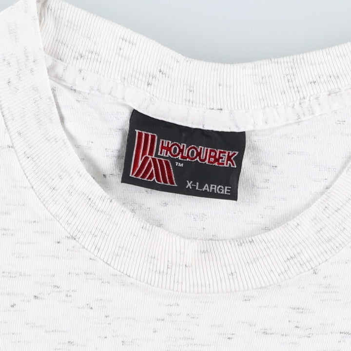90'S HOLOUBEK Harley-Davidson Snake/Python Pattern Motorcycle T-Shirt, Made in USA, Vintage cotton white type Vintage Second Hand