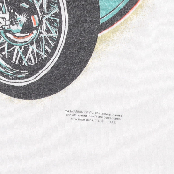 90'S Harley-Davidson Motorcycle Bike T-shirt Made in USA Men's XL Vintage cotton white type Vintage Second Hand