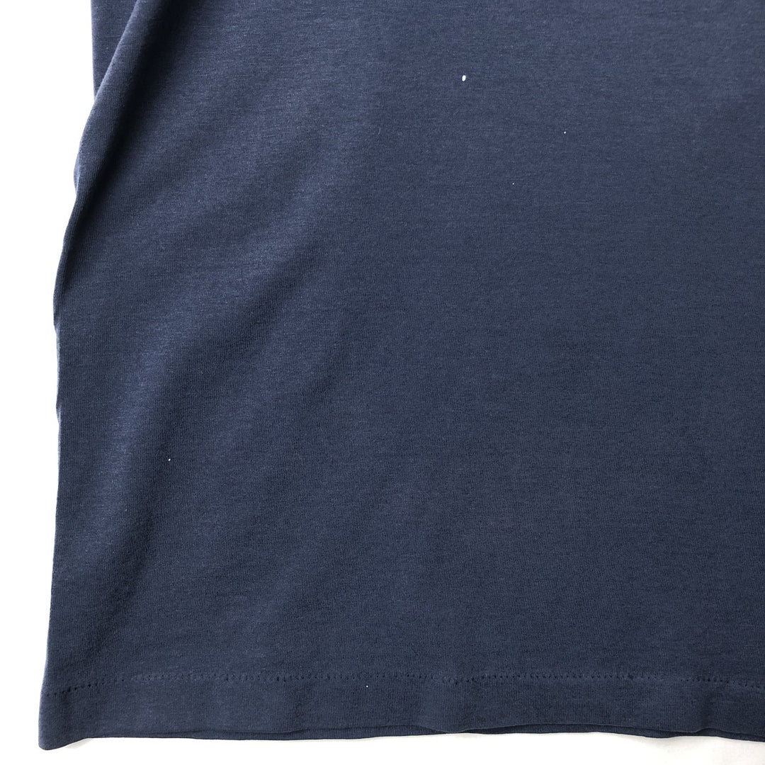 90'S SCREEN STARS Plain T-shirt Made in USA Men's XL Vintage cotton navy blue type Vintage Second Hand