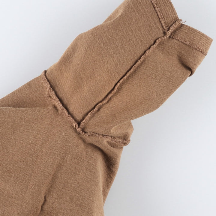 90'S ONEITA SUPER HEAVYWEIGHT Plain Henley Neck T-Shirt, Made in USA, Men's XL equivalent, Vintage cotton brown type Vintage Second Hand