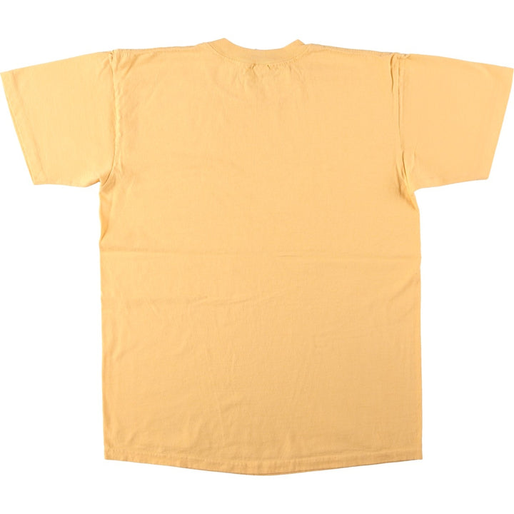 90'S Anvil Plain T-Shirt, Men's Size L (Equivalent), Vintage cotton yellow type Vintage Second Hand