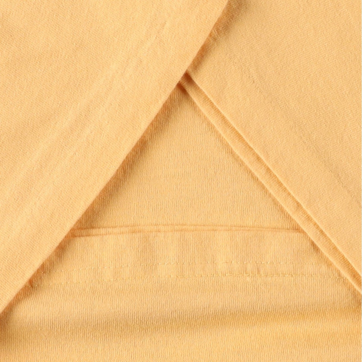 90'S Anvil Plain T-Shirt, Men's Size L (Equivalent), Vintage cotton yellow type Vintage Second Hand