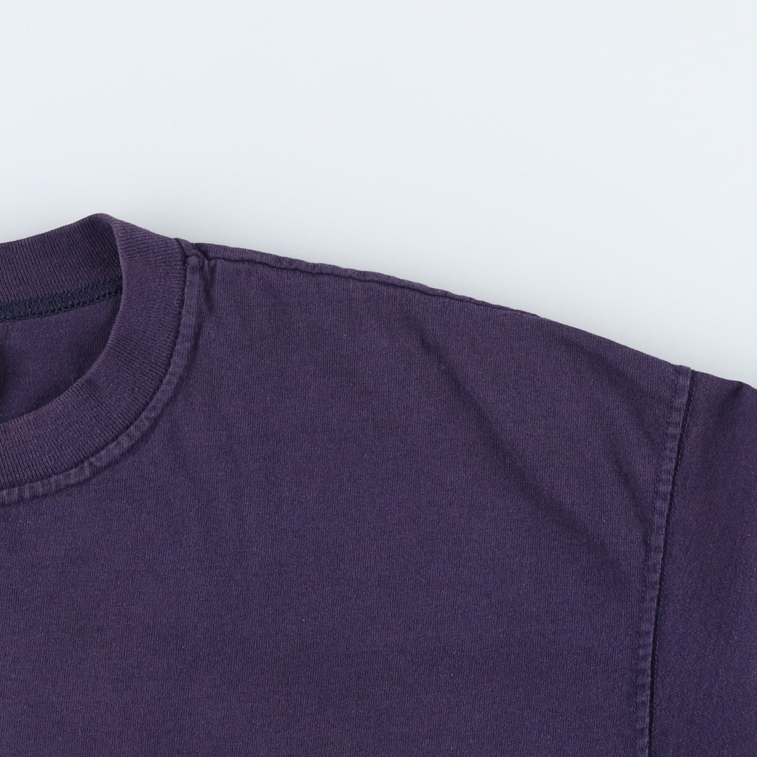 90'S GAP Old Gap Plain T-Shirt Made in USA Men's XL equivalent Vintage cotton Purple type blue-purple Vintage Second Hand