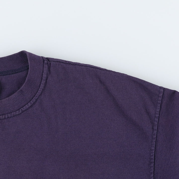 90'S GAP Old Gap Plain T-Shirt Made in USA Men's XL equivalent Vintage cotton Purple type blue-purple Vintage Second Hand