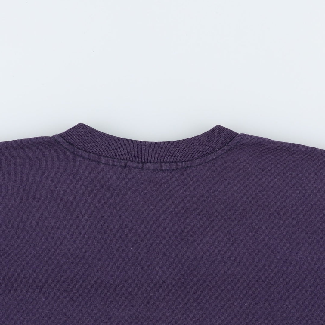 90'S GAP Old Gap Plain T-Shirt Made in USA Men's XL equivalent Vintage cotton Purple type blue-purple Vintage Second Hand