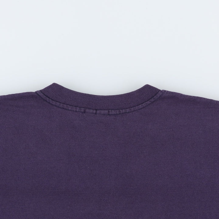 90'S GAP Old Gap Plain T-Shirt Made in USA Men's XL equivalent Vintage cotton Purple type blue-purple Vintage Second Hand