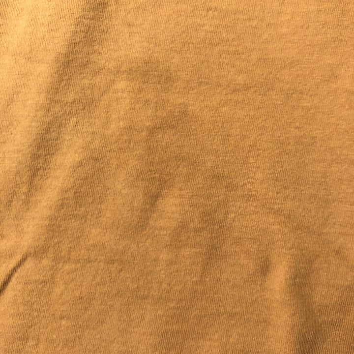 Vintage 90'S Anvil plain T-shirt, Made in USA, Men's XL cotton ocher yellow type Vintage Second Hand