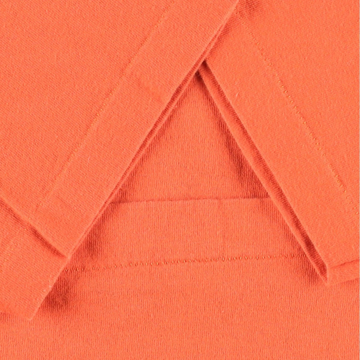 90'S Plain Pocket T-Shirt, Made in USA, Men's Size M (Equivalent), Vintage cotton orange type Vintage Second Hand
