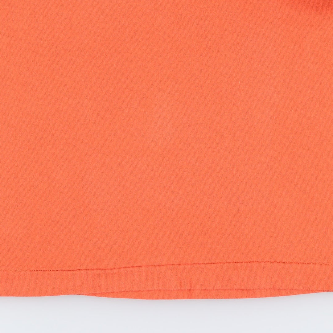 90'S Plain Pocket T-Shirt, Made in USA, Men's Size M (Equivalent), Vintage cotton orange type Vintage Second Hand