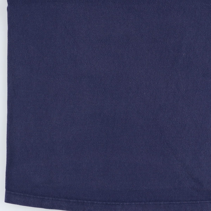 90'S Town Craft Plain Pocket T-Shirt, Made in USA, Men's Size L (Equivalent), Vintage cotton navy blue type Vintage Second Hand
