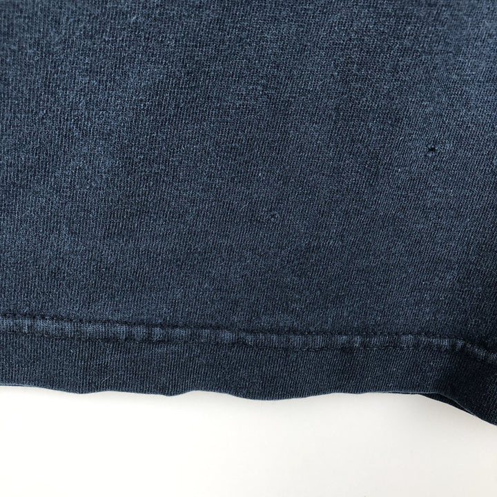 90s-00'S Murina Plain T-shirt, Made in USA, Men's Size L cotton navy blue type Vintage Second Hand