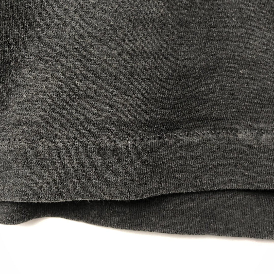 90'S TREND BASICS Plain Pocket T-Shirt, Made in USA, Men's XL equivalent, Vintage cotton black type Vintage Second Hand