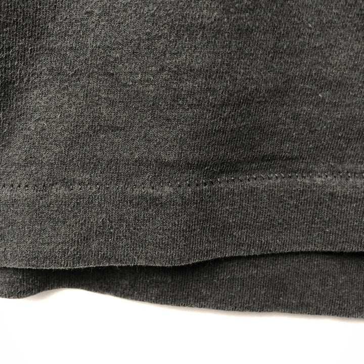 90'S TREND BASICS Plain Pocket T-Shirt, Made in USA, Men's XL equivalent, Vintage cotton black type Vintage Second Hand