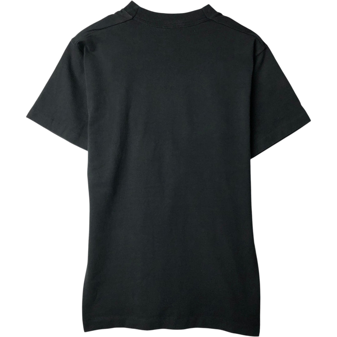 90'S Fruit of the Loom plain T-shirt, made in the USA, men's size M, vintage cotton black type Vintage Second Hand