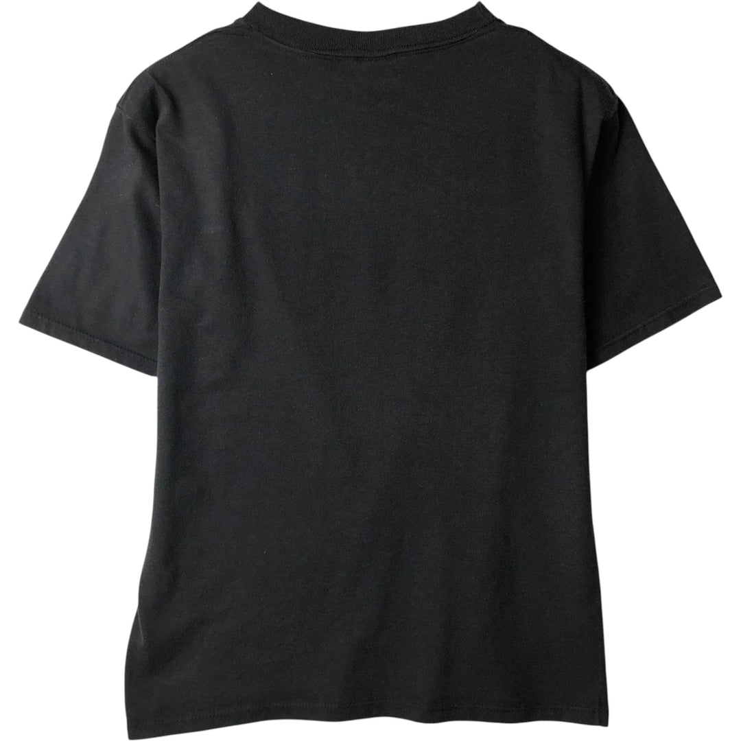 CLASSIC2 Plain Pocket T-Shirt, Made in USA, Men's Size S (Equivalent), Vintage polyester black type Vintage Second Hand