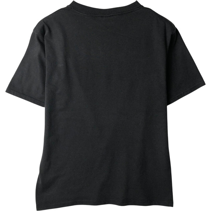 CLASSIC2 Plain Pocket T-Shirt, Made in USA, Men's Size S (Equivalent), Vintage polyester black type Vintage Second Hand