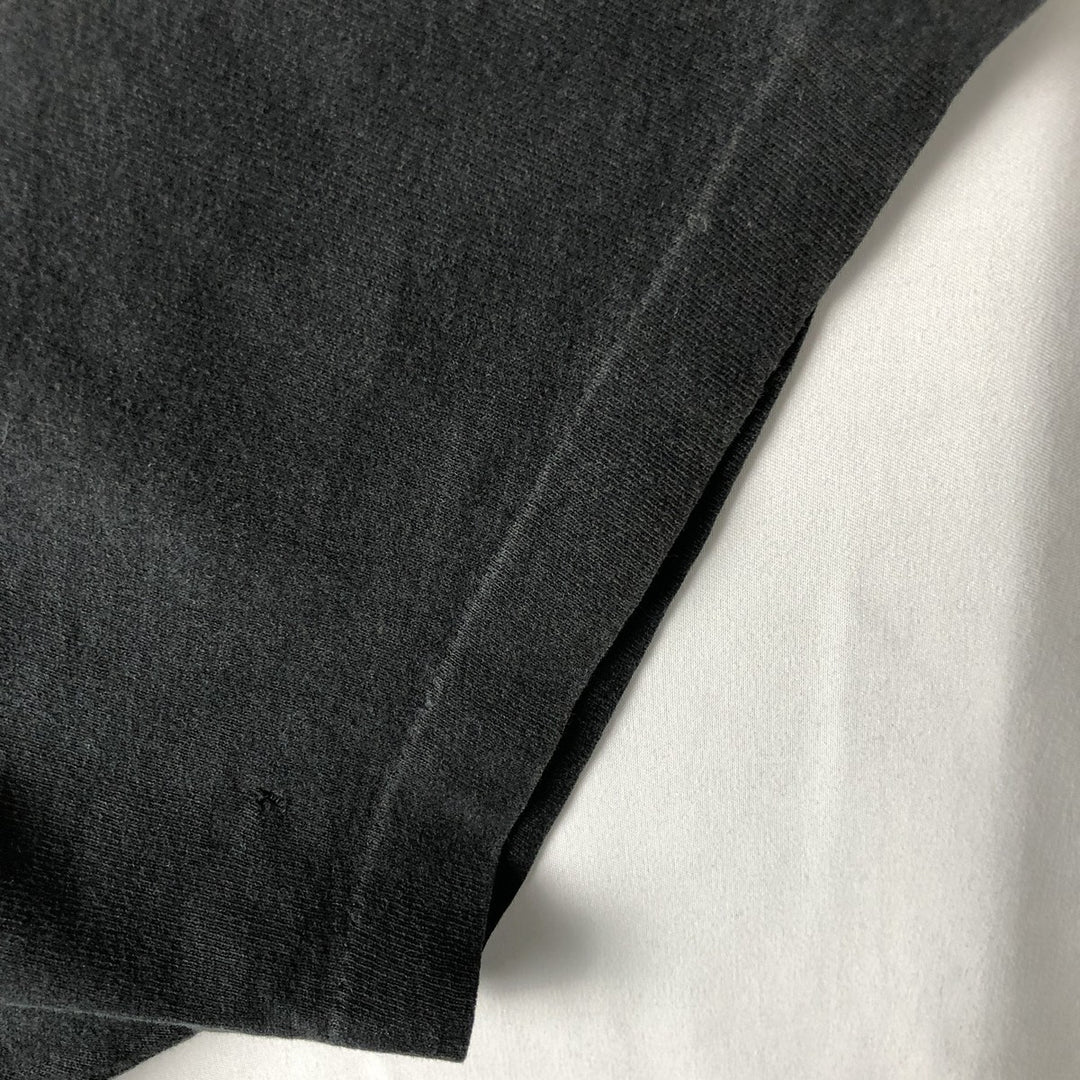 ~90'S Fruit of the Loom Plain Pocket T-Shirt, Men's Size L (Equivalent), Vintage unclear black type Vintage Second Hand