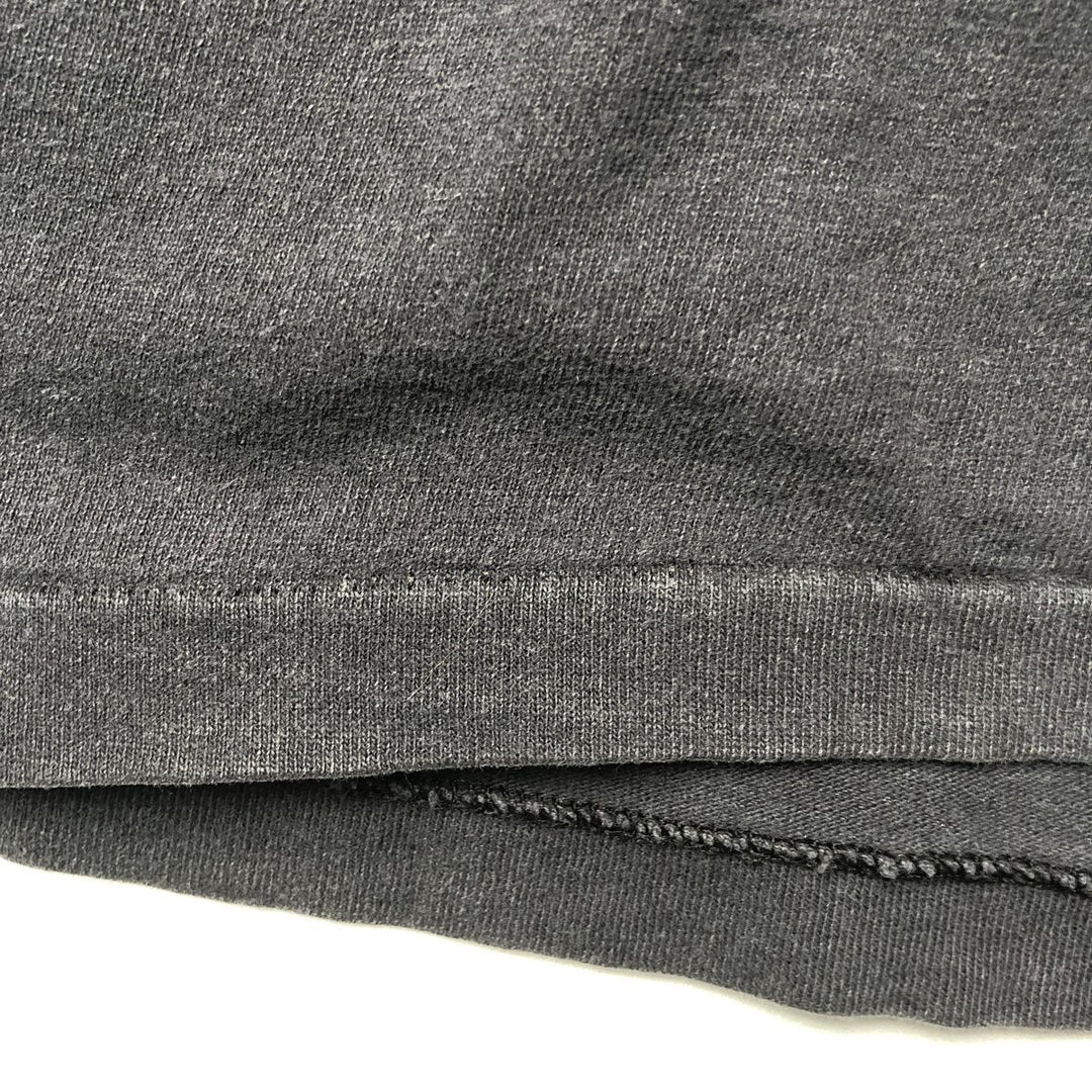 90'S Discus Athletic plain t-shirt, made in USA, men's size XL equivalent, vintage. cotton black type Vintage Second Hand