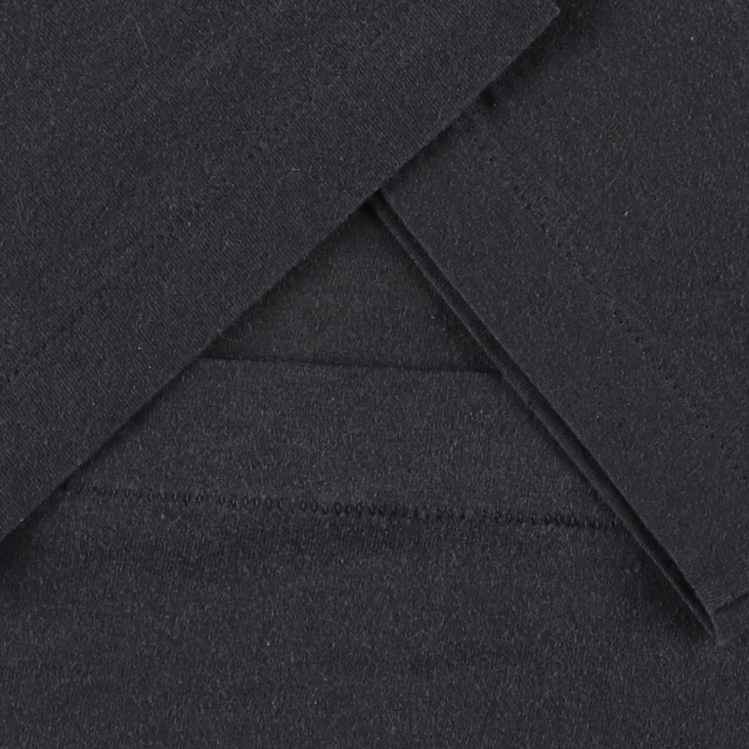 90'S Fruit of the Loom GOLDENBLEND Plain Pocket T-Shirt, Made in USA, Men's XL equivalent, Vintage cotton black type Vintage Second Hand