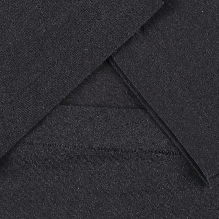 90'S Fruit of the Loom GOLDENBLEND Plain Pocket T-Shirt, Made in USA, Men's XL equivalent, Vintage cotton black type Vintage Second Hand