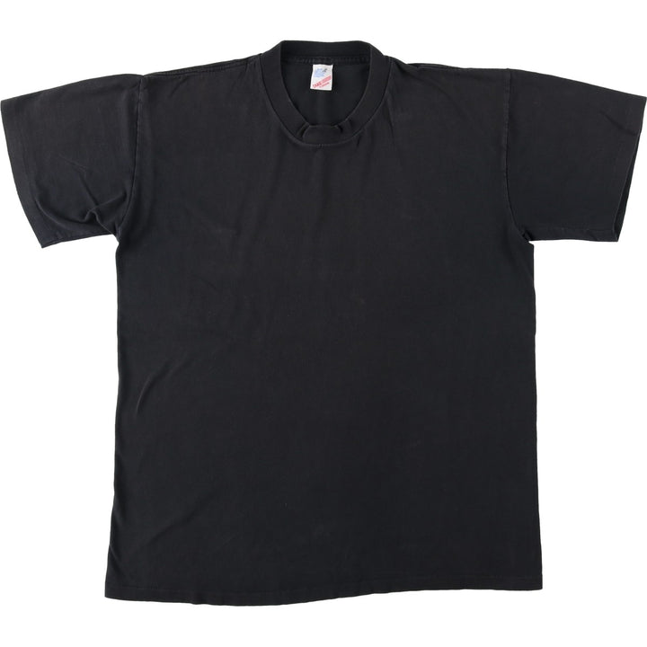80s-90'S DUKE Plain T-Shirt, Made in USA, Men's Size L (Equivalent), Vintage cotton black type Vintage Second Hand