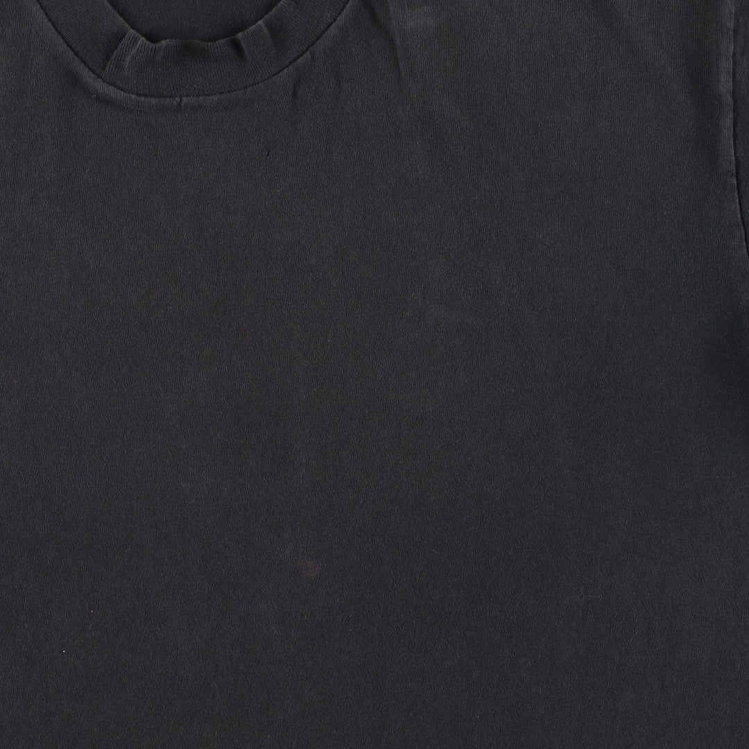 80s-90'S DUKE Plain T-Shirt, Made in USA, Men's Size L (Equivalent), Vintage cotton black type Vintage Second Hand