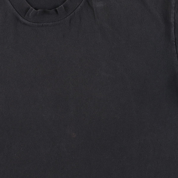 80s-90'S DUKE Plain T-Shirt, Made in USA, Men's Size L (Equivalent), Vintage cotton black type Vintage Second Hand
