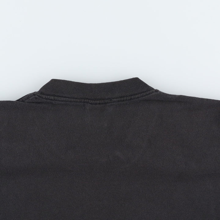 80s-90'S DUKE Plain T-Shirt, Made in USA, Men's Size L (Equivalent), Vintage cotton black type Vintage Second Hand