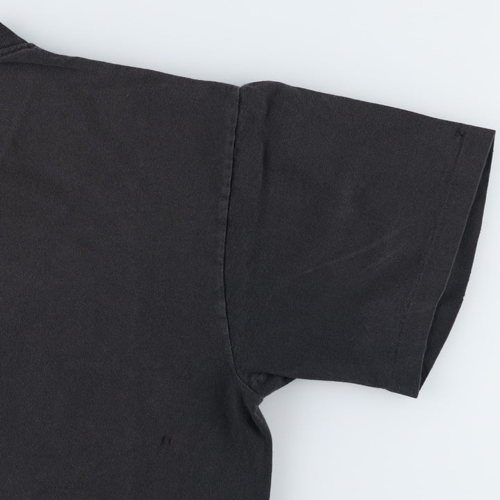 80s-90'S DUKE Plain T-Shirt, Made in USA, Men's Size L (Equivalent), Vintage cotton black type Vintage Second Hand