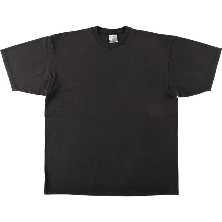 90'S Lee STURDY TEES Plain T-Shirt, Made in USA, Men's XL equivalent, Vintage cotton black type Vintage Second Hand
