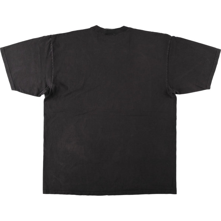 90'S Lee STURDY TEES Plain T-Shirt, Made in USA, Men's XL equivalent, Vintage cotton black type Vintage Second Hand