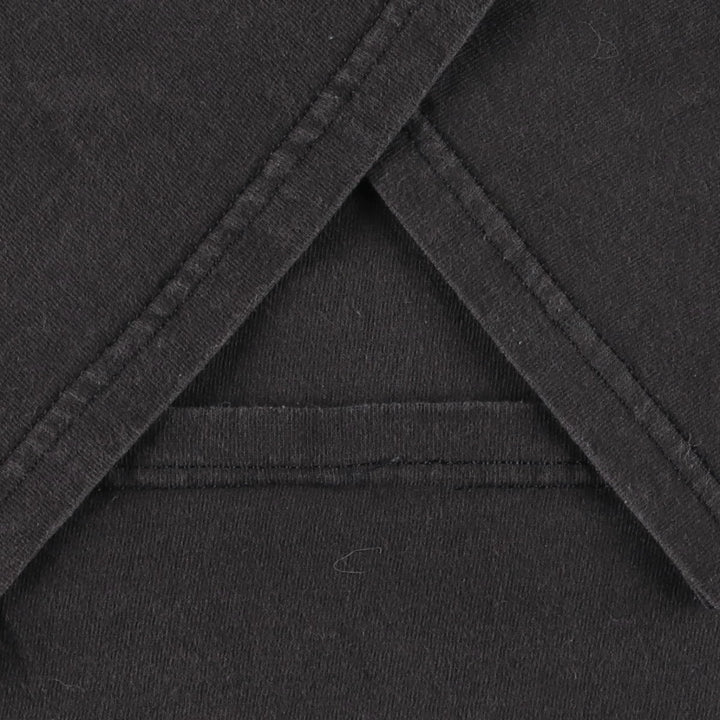 90'S Lee STURDY TEES Plain T-Shirt, Made in USA, Men's XL equivalent, Vintage cotton black type Vintage Second Hand
