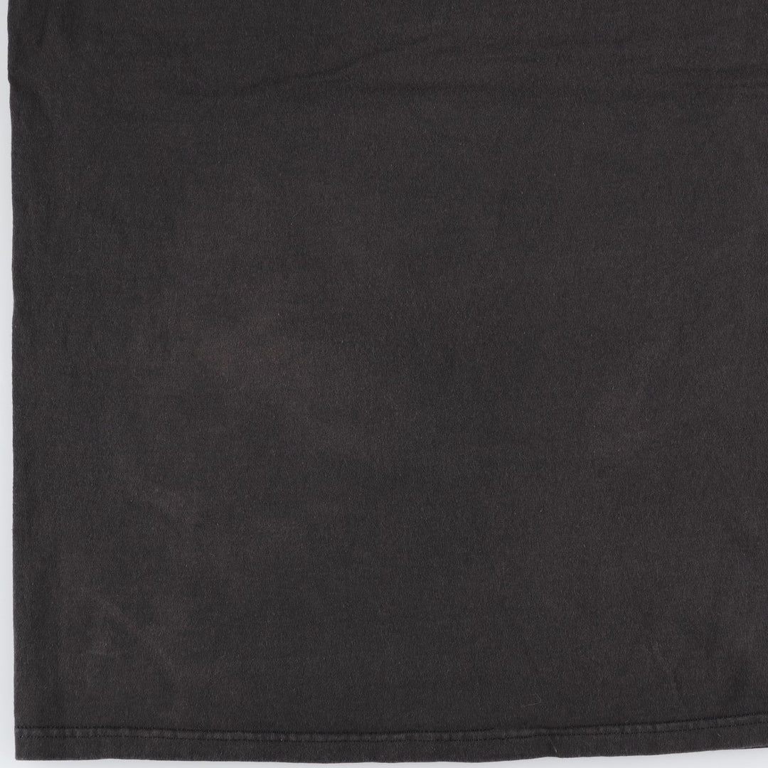 90'S Lee STURDY TEES Plain T-Shirt, Made in USA, Men's XL equivalent, Vintage cotton black type Vintage Second Hand