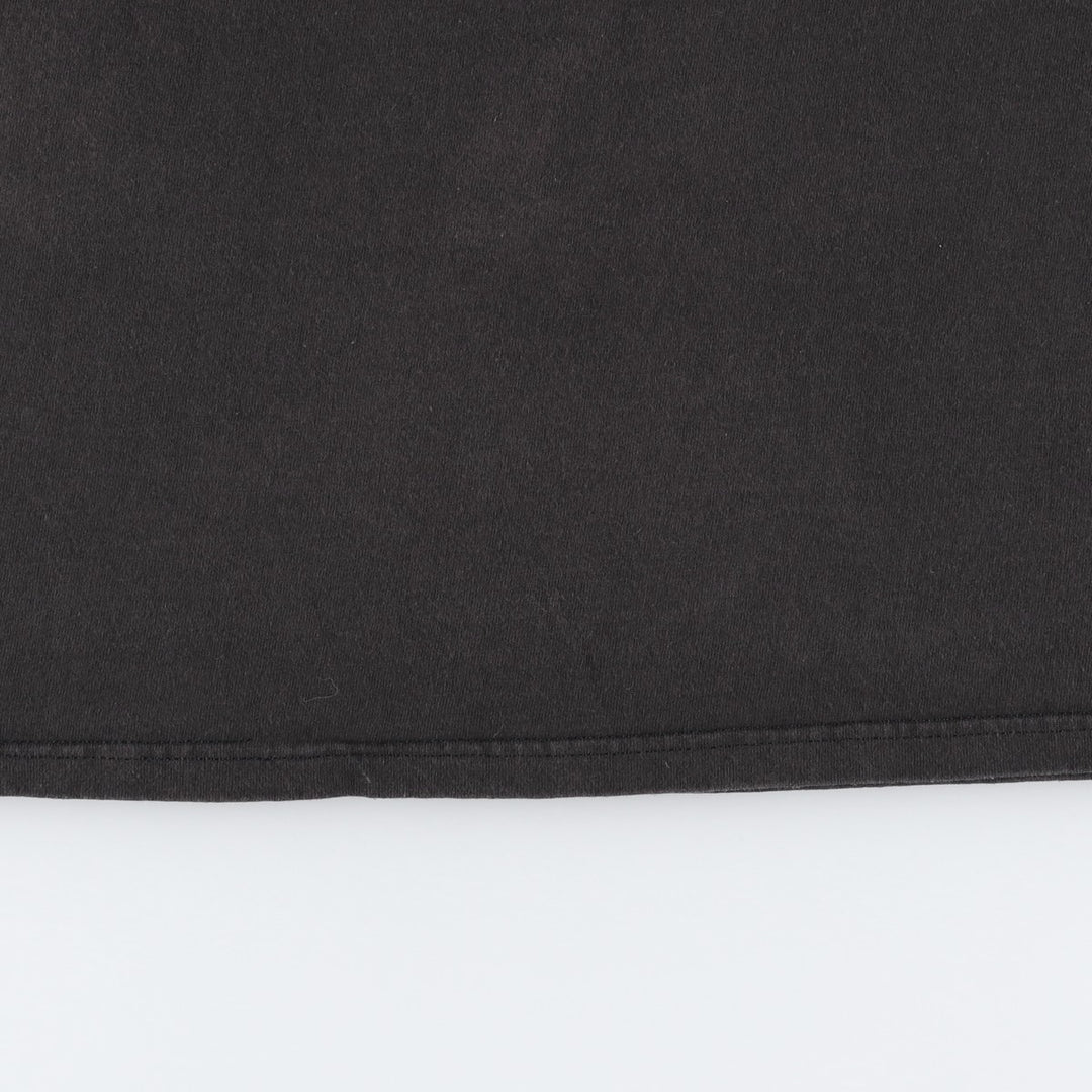90'S Lee STURDY TEES Plain T-Shirt, Made in USA, Men's XL equivalent, Vintage cotton black type Vintage Second Hand