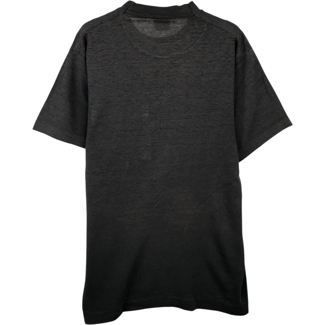 80s-90'S BVD Plain Pocket T-Shirt, Made in USA, Men's Size M (Equivalent), Vintage cotton Charcoal Vintage Second Hand