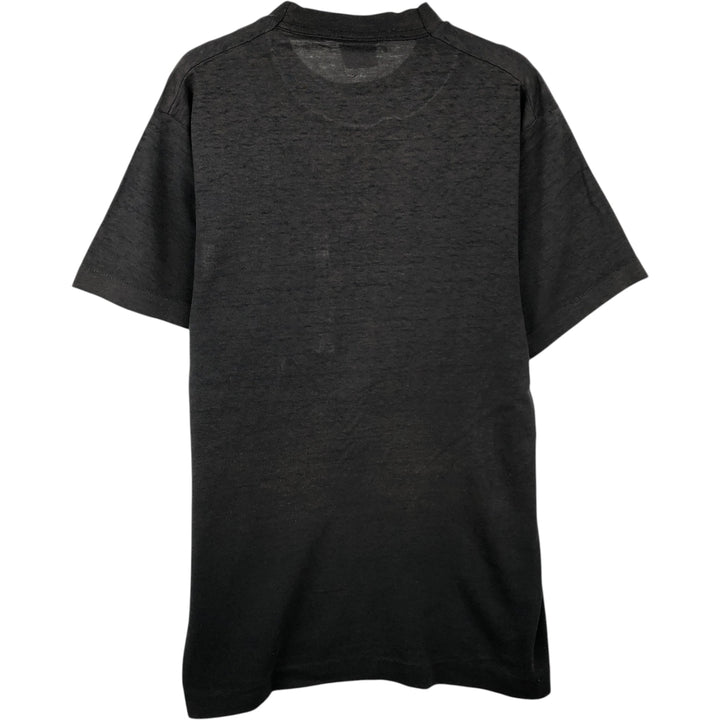 80s-90'S BVD Plain Pocket T-Shirt, Made in USA, Men's Size M (Equivalent), Vintage cotton Charcoal Vintage Second Hand