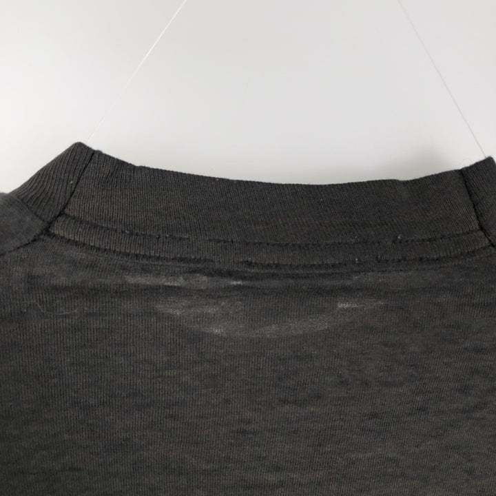 80s-90'S BVD Plain Pocket T-Shirt, Made in USA, Men's Size M (Equivalent), Vintage cotton Charcoal Vintage Second Hand