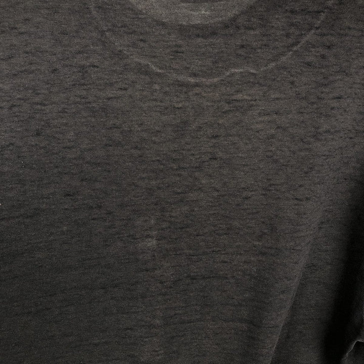 80s-90'S BVD Plain Pocket T-Shirt, Made in USA, Men's Size M (Equivalent), Vintage cotton Charcoal Vintage Second Hand