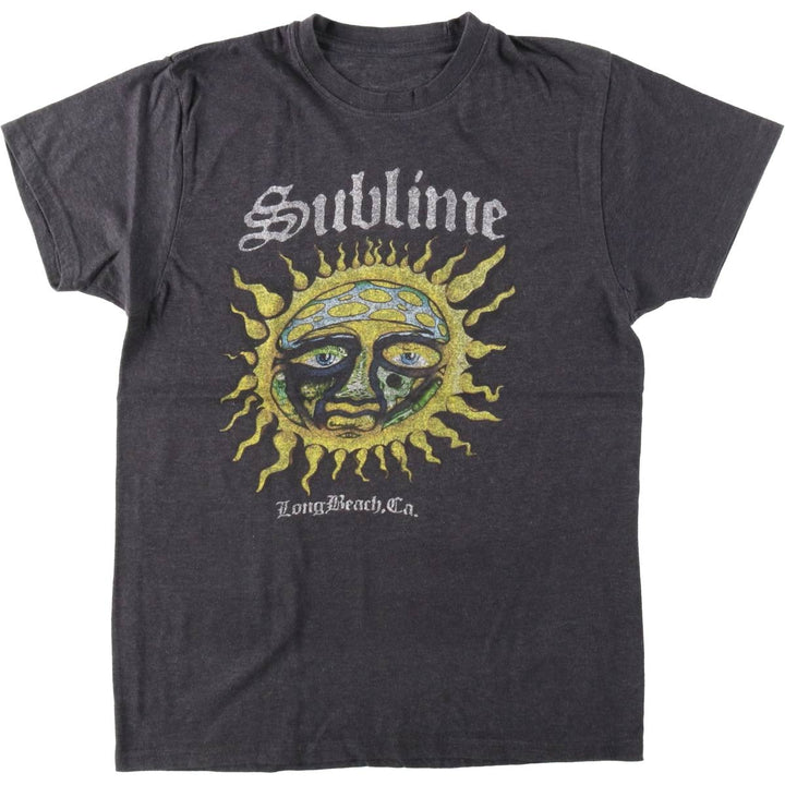 SUBLIME Band T-shirt, Men's S size unclear Charcoal Vintage Second Hand
