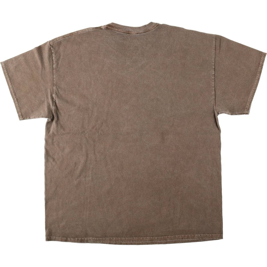PINK FLOYD Pink Floyd Band T-shirt Band T Men's L size cotton brown type Vintage Second Hand