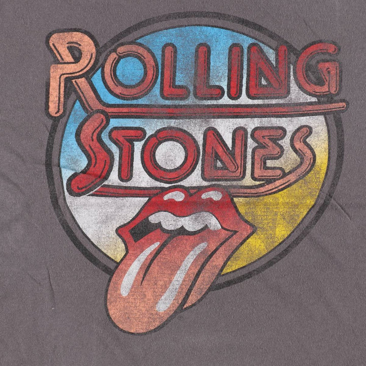 THE ROLLING STONES The Rolling Stones Band T-shirt Band T Men's L size cotton Charcoal Vintage Second Hand