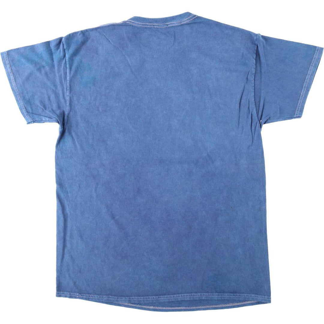 NIRVANA Nirvana Band T-shirt, Band T, Men's L size cotton blue type Vintage Second Hand