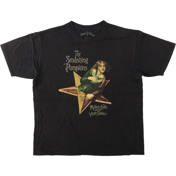 THE SMASHING PUMPKINS Smashing Pumpkins Band T-shirt Band T Men's XL equivalent cotton black type Vintage Second Hand