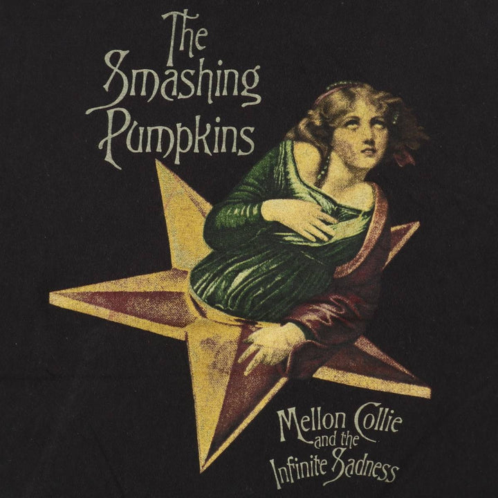 THE SMASHING PUMPKINS Smashing Pumpkins Band T-shirt Band T Men's XL equivalent cotton black type Vintage Second Hand
