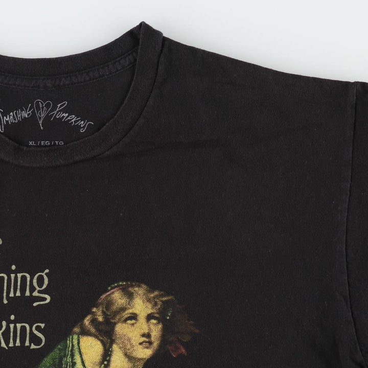THE SMASHING PUMPKINS Smashing Pumpkins Band T-shirt Band T Men's XL equivalent cotton black type Vintage Second Hand