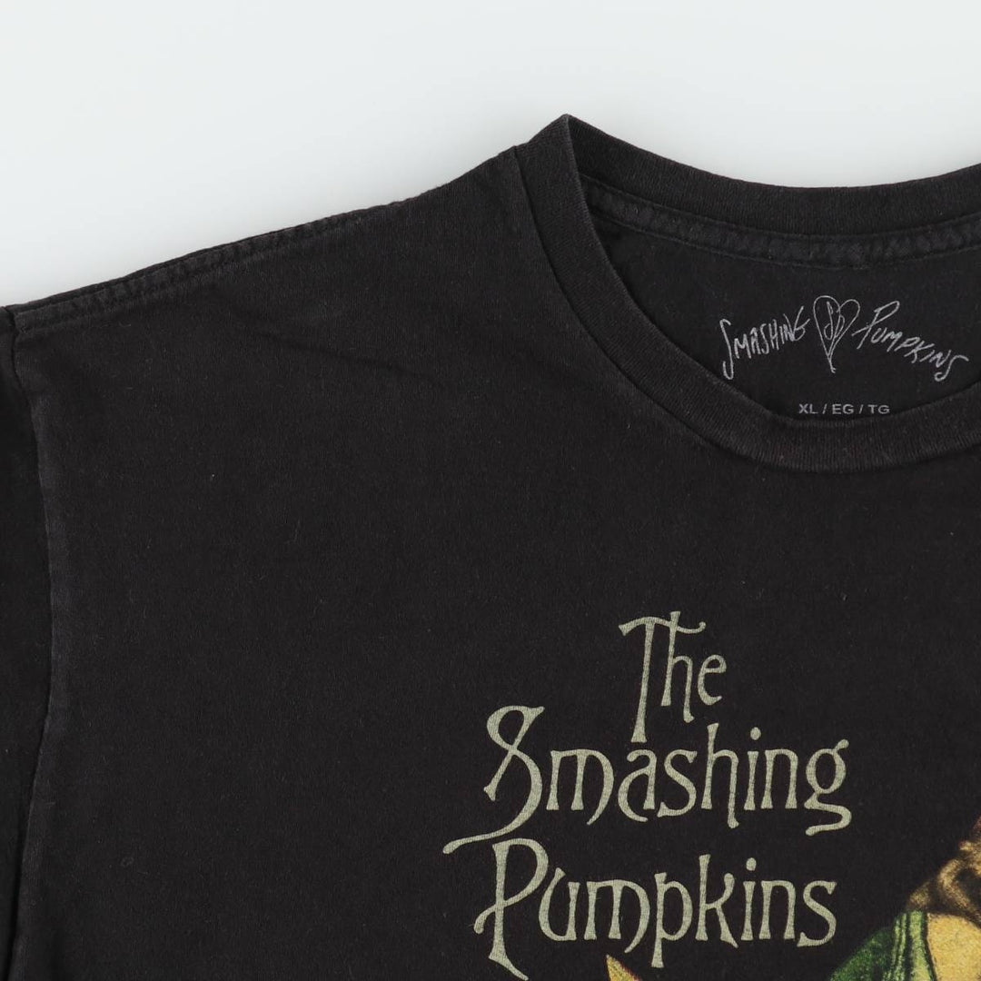 THE SMASHING PUMPKINS Smashing Pumpkins Band T-shirt Band T Men's XL equivalent cotton black type Vintage Second Hand